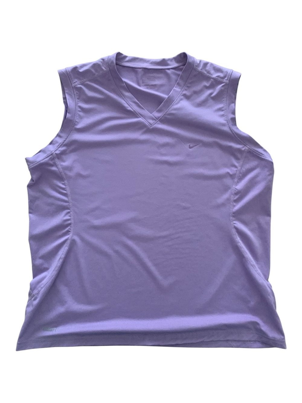 Nike Lavender V-Neck Athletic Tank Top